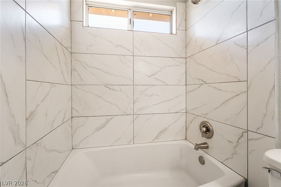 Tiled tub and shower combination